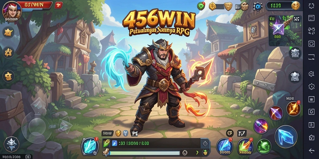 Tangkapan layar gameplay RPG <strong>456WIN</strong> yang menampilkan aksi seru.