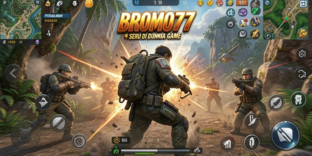 Tampilan gameplay BROMO77 yang mendebarkan dan menantang.