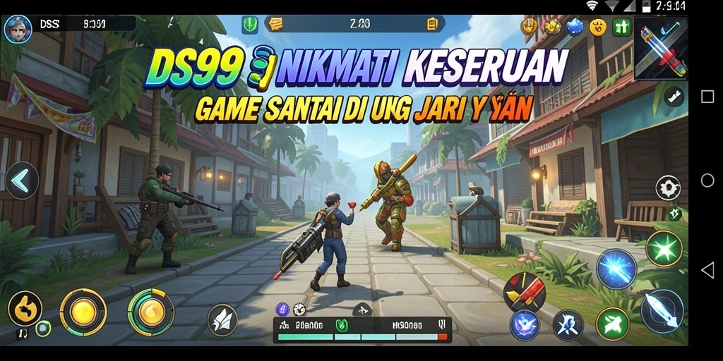 Tangkapan layar gameplay DS99 menampilkan keseruan dan interaksi yang menyenangkan.