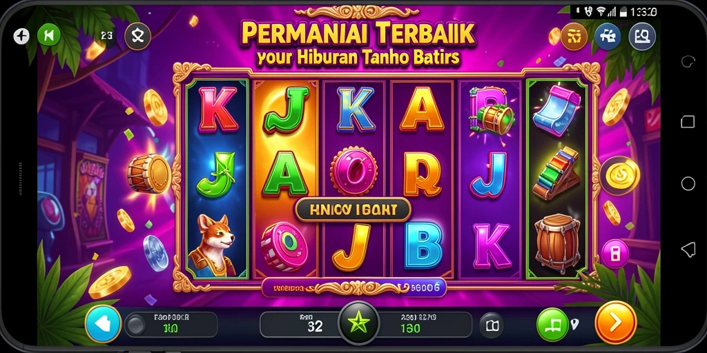 Tampilan gameplay F32 yang penuh warna dan menarik.