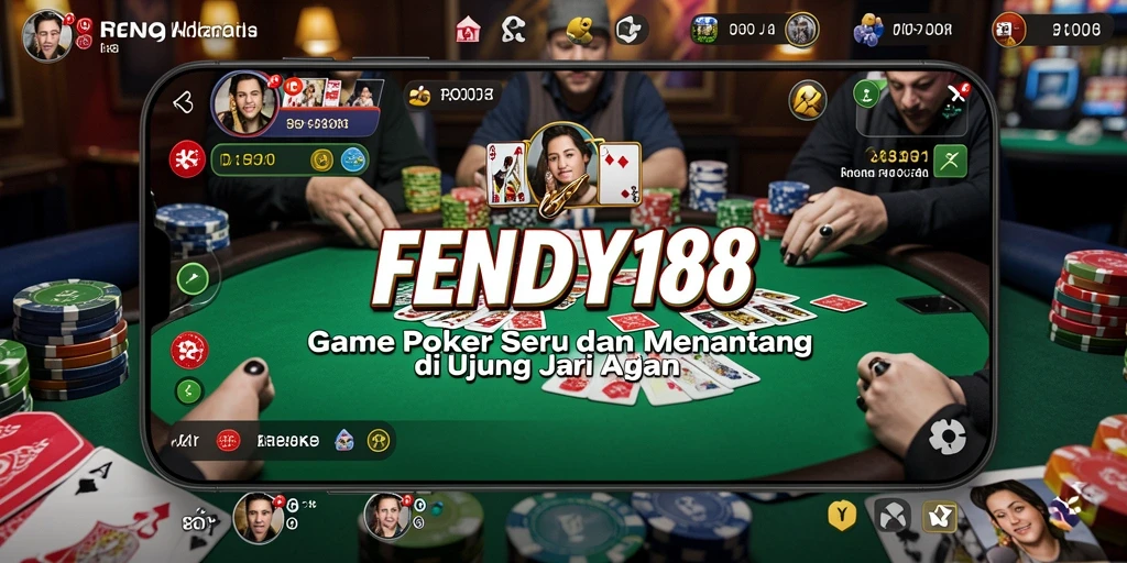 Tampilan gameplay poker FENDY188 yang menarik dan mengasyikkan.