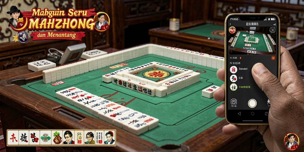 Tampilan gameplay Mahjong yang menarik dan seru di FW66.