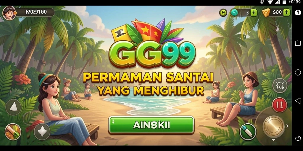 Screenshot menunjukkan gameplay GG99 yang seru dan penuh warna.