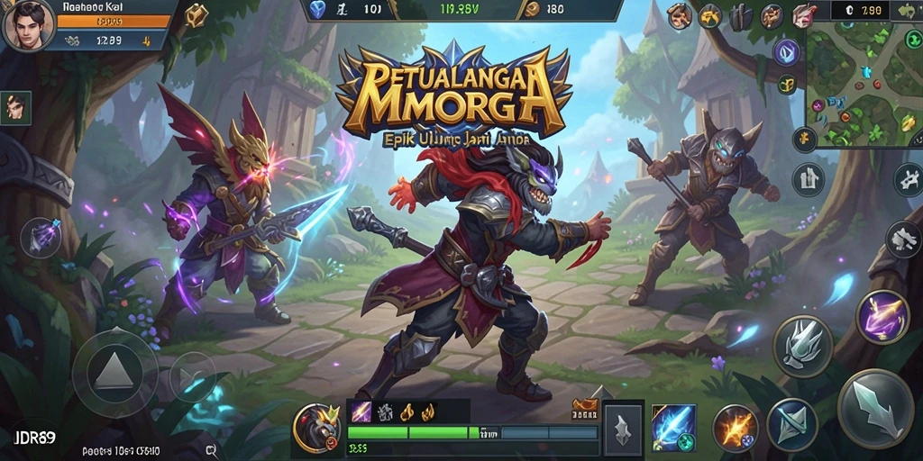 Tangkapan layar gameplay IDR89 menunjukkan aksi petualangan yang mendebarkan.