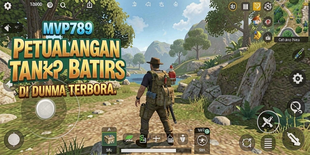Tampilan gameplay yang menakjubkan dari dunia terbuka di MVP789.