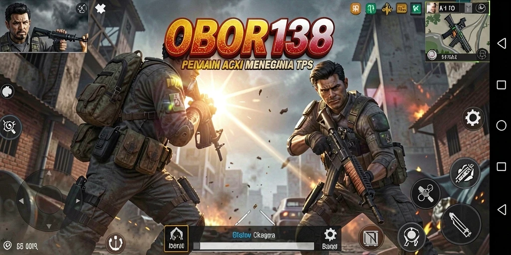 Tampilan aksi menarik dari gameplay TPS OBOR138.