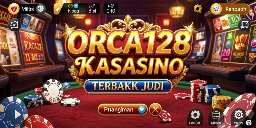 Screenshot gameplay ORCA128 yang menunjukkan suasana permainan Kasino yang seru.