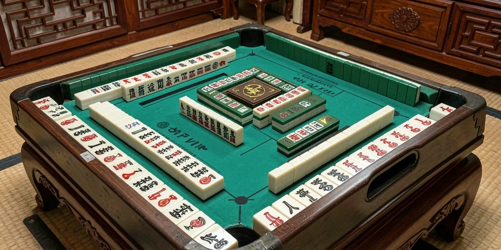 Tangkapan layar utama POPWIN menampilkan gameplay seru Mahjong.