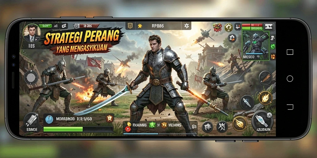 Menampilkan gameplay SLG yang strategis dan mendalam.