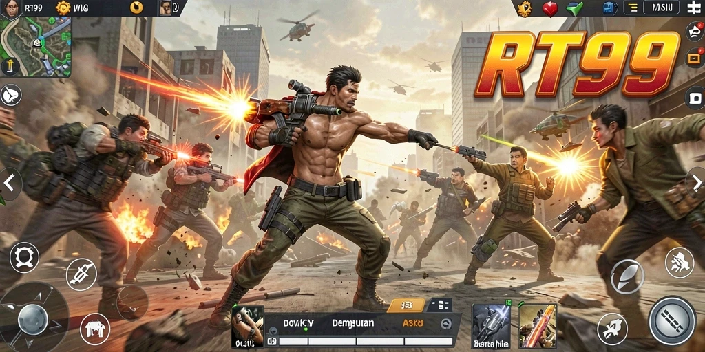 Gameplay mendebarkan dengan grafis menakjubkan di RT99.