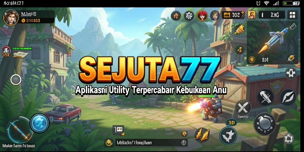 Tampilan antarmuka SEJUTA77 yang user-friendly dan menarik.