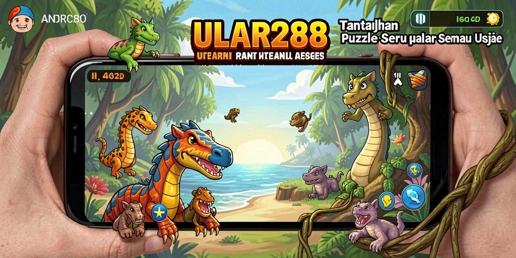 Screenshot ULAR288 menampilkan gameplay Puzzle yang menantang dan menarik.