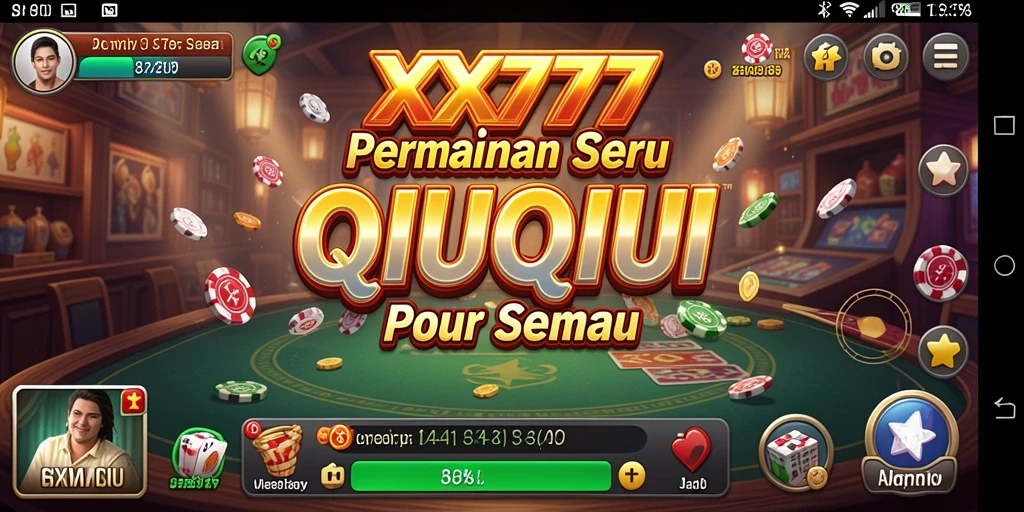 Tampilan menarik dari gameplay QiuQiu XXX777.