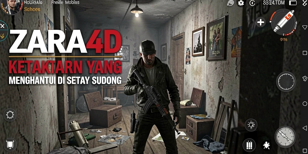 Gameplay menegangkan ZARA4D dengan grafis yang menyeramkan.